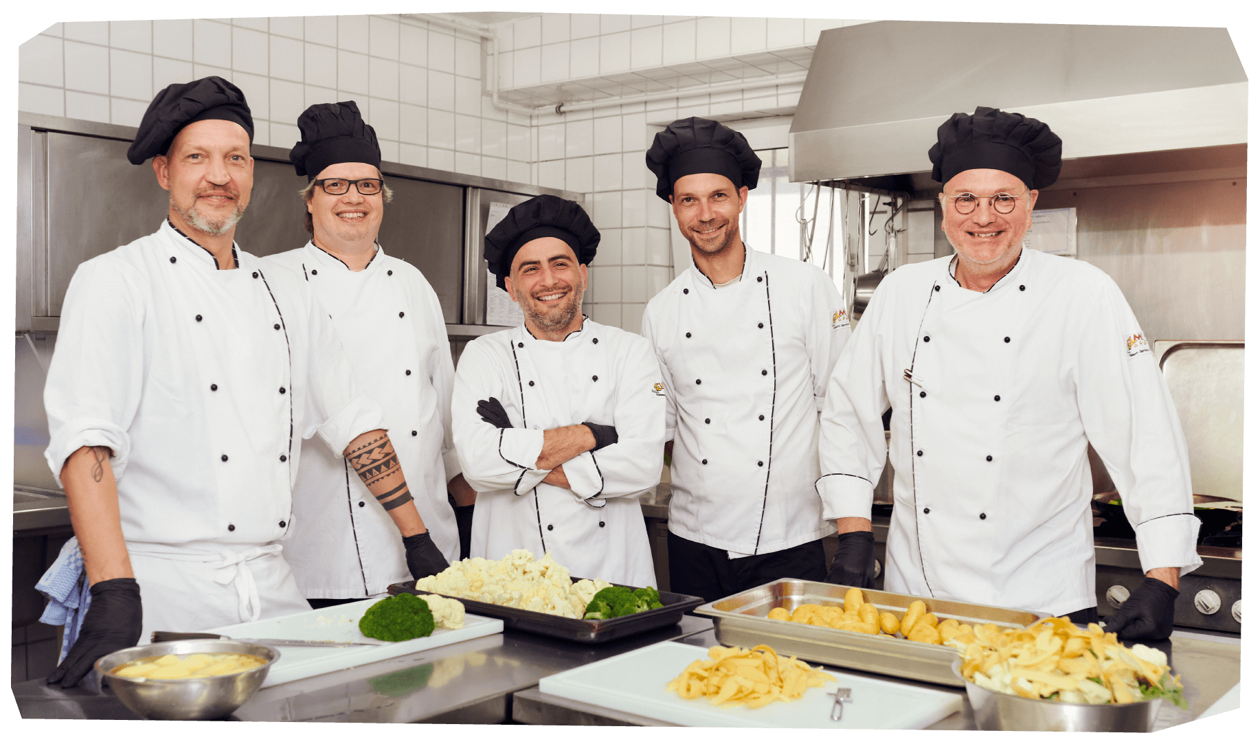 Das Warme-Küche-Team von VOLLMUND stellt sich vor.